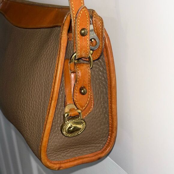 Dooney & Bourke Brown and Tan Crossbody Bag - Picture 4 of 12